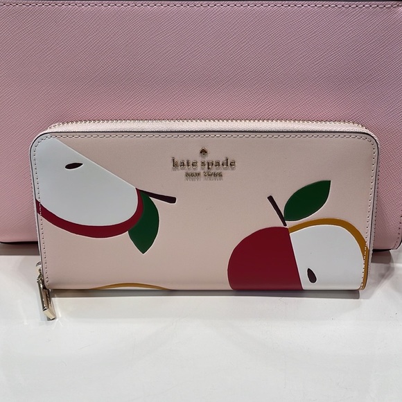 Kate Spade Honeycrisp Red Apple Continental Wallet
Pink Multi - Picture 11 of 16